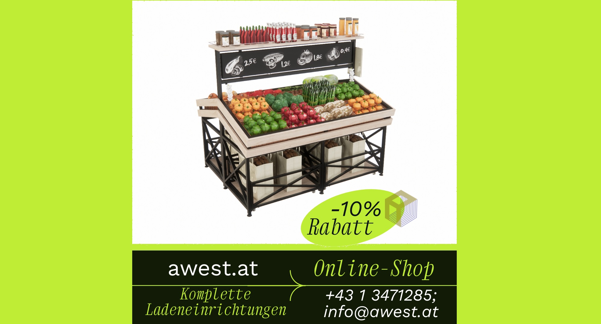 -10% Rabatt auf Rabattaktion auf Obst und Gemüseinsel OGR 
